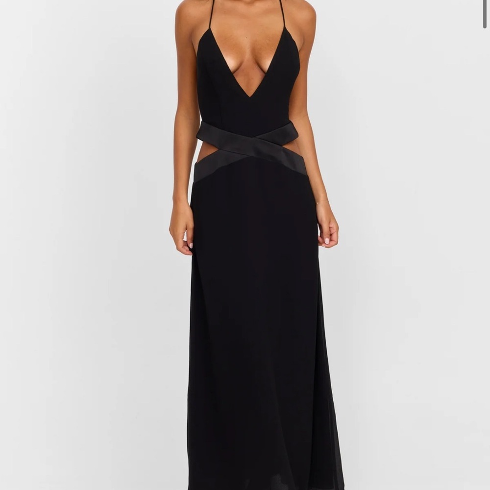 Sasha Therese Sia Black Maxi Dress